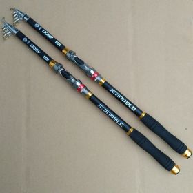 Super hard sea rod manufacturers direct sales of glass steel rod fishing rod fishing rod bolt wholesale large price advantages (Option: Grey-C 2.7m)