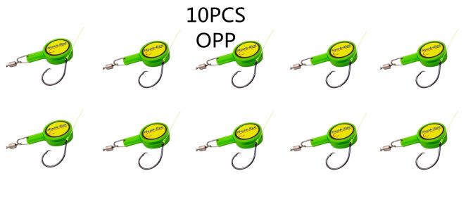 Outdoor fishing multi-purpose fishing hook fishing supplies (Option: Green-10PCS OPP)